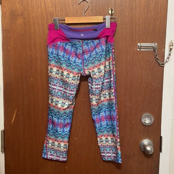 PrAna Aquabloom Geometric Rai Swim Tights - Picture 8 of 9